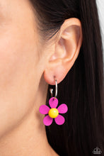 Load image into Gallery viewer, Paparazzi More FLOWER To You! - Pink Earrings
