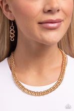 Load image into Gallery viewer, Paparazzi Industrial Ideology - Gold Necklace
