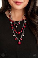 Load image into Gallery viewer, The Partygoer Red Necklace.
