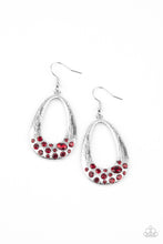 Load image into Gallery viewer, Paparazzi Better LUXE Next Time - Red Earring.
