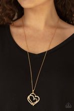 Load image into Gallery viewer, Paparazzi Light Hearted Luster-Gold Necklace.
