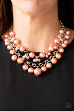 Load image into Gallery viewer, Paparazzi  BALLROOM Service - Orange Necklace.

