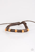 Load image into Gallery viewer, Paparazzi Backwoods Backpacker Brown Urban Bracelet
