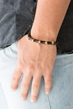Load image into Gallery viewer, Paparazzi Backwoods Backpacker Brown Urban Bracelet
