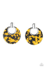 Load image into Gallery viewer, Metro Zoo Yellow Earrings.
