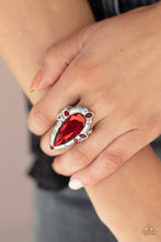 Load image into Gallery viewer, Sparkle Smitten Red Ring.
