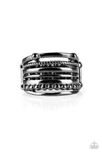 Load image into Gallery viewer, The STEEL of Night Ring- Black.
