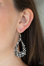 Load image into Gallery viewer, To BEDAZZLE, or Not To BEDAZZLE Silver Earrings.
