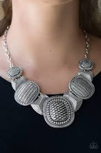 Load image into Gallery viewer, Pre-Historic Powerhouse Silver Necklace.
