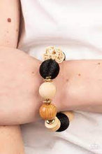 Load image into Gallery viewer, Paparazzi Happily Homespun Black Bracelet

