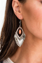 Load image into Gallery viewer, Paparazzi Sunset Soul  - Orange Earrings

