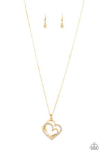 Load image into Gallery viewer, Paparazzi Light Hearted Luster-Gold Necklace.

